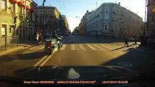Полный беспредел. Велохруст, мотохруст и ТП....  все за 30 секунд