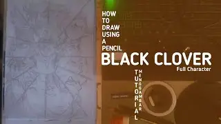 How to draw crew Asta  - cara menggambar Black Clover