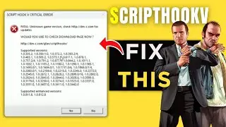 How To Fix Scripthookv Critical Error in GTA5 - 2025 Guide