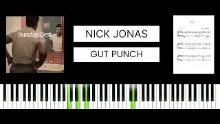 Nick Jonas - Gut Punch (BEST PIANO TUTORIAL & COVER)
