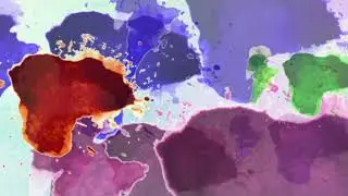 Water color Animation easy/play with ink