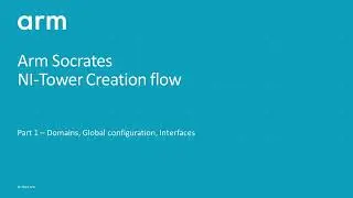 Arm Socrates: 41) NI-Tower Creation Flow – Part 1 (Domains, Global Configuration, Interfaces)