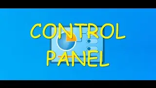 CONTROL PANEL