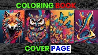 Amazon KDP Coloring book cover pages using Leonardo AI