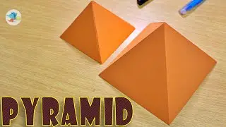PYRAMID OF GIZA MADE WITH PAPER | origami pyramid easy | origami pyramid box