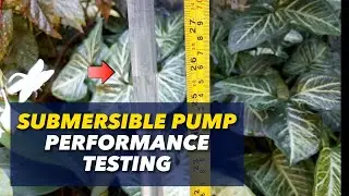 Amara AM-1200A Submersible Pump Air Flow and H.Max Real Testing