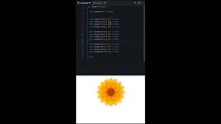 Creating a FLOWER 🌼🌼 using CSS | HTML & CSS | CSS Tricks | Coding 🔥 #shorts