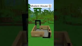 Minecraft Modern House Tutorial 🏠 #minecraft #shorts