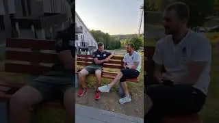 Биатлонисты взяли интервью у тренера Артёма Истомина