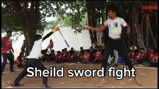 Stickman silambam federation | sheild sword fight | Krishna vs Anirudhan
