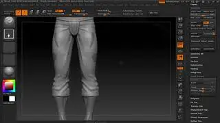 Zbrush Character Production Tutorial 09 Pants Sculpt