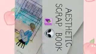 My first Scrapbook 🌈✨|| creat scrapbook with me||