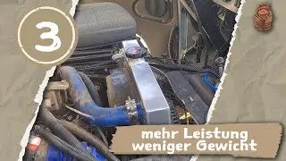Vorbereitung für die Wüste-Hitze | wir verbauen einen Alu-Kühler | ein-/ausbauen | UAZ 452 Buchanka