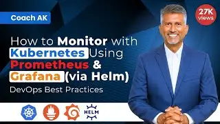 How to Monitor Kubernetes Cluster using Prometheus | setup Prometheus and Grafana on EKS using Helm