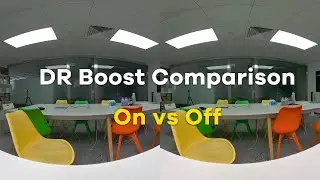 QooCam 3 Ultra | DR Boost ON vs. OFF Comparison