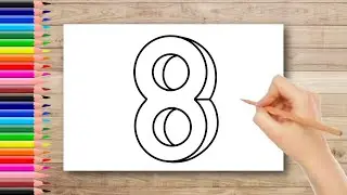 How To Draw Number '8' In 3D