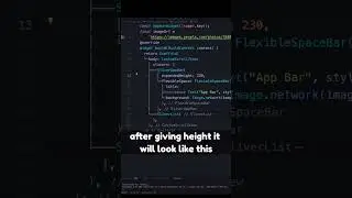 Create a SliverAppBar using Flutter