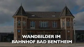 Wandbilder im Bahnhof Bad Bentheim