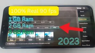 How to get 90 fps on Pubg Mobile 1 GB Ram 2 GB Ram Pubg Mobile main 90 fps kaise laye