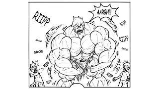 Titan part 2 - Muscle growth comic