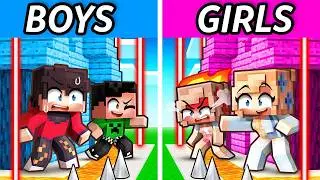 BOYS vs GIRLS Most Secure House in Minecraft!