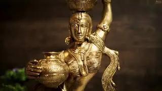 Brass Large Size Indian Lady with Matka Showpiece  - StatueStudio