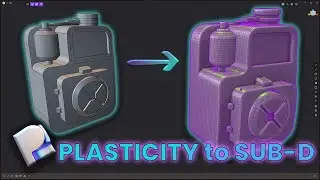 Transform your Workflow - CAD to SUB D QUADS with Plasticity and Blender!