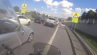 İstanbul Levent'den, Maltepe Sahili'e Yoğun Trafikte Xmax ile Sürüş