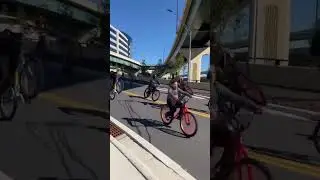 Bikers take over the streets 