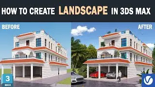 How to Create Landscape in 3ds max ,using of cosmos Browser in 3ds max