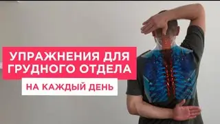 Болит грудной отдел? Простые УПРАЖНЕНИЯ НА КАЖДЫЙ ДЕНЬ. Забудь про ОСТЕОХОНДРОЗ!
