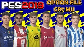 PES 2019 option file summer transfer season 21/22 smoke patch 19.3.8 DLC 6