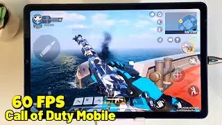 Call of Duty Mobile on Samsung Tab S6 Lite 60 FPS