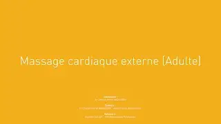 1 - Massage cardiaque externe (adulte)