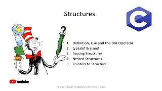 C – Structures (struct): Essentials for Linked Lists (I2204 ch 3 complete)