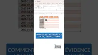 Formattez vos cellules pour mettre en évidence vos DATES 👍📊✨ #excel #exceltips #exceldate #format
