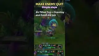 Toplaners Have A Weak Mental. Abuse It! #leagueoflegends #leagueoflegendsclips