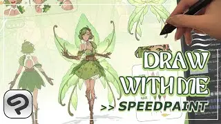 【SPEEDPAINT】Let's Draw Together ♡ EP5 | CLIP STUDIO PAINT / Draw with me