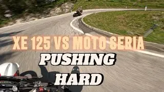 XE 125 VS APRILIA RS (4K RAW POV)