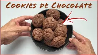 COMO FAZER COOKIES DE CHOCOLATE GOSTOSOS