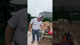 New Scale hooked up to our chute