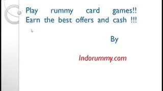 Indian Rummy | Rummy card online games | Free card online Rummy | Indian Rummy site