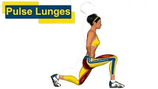 Muscler fessier: Pulse Lunges