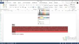 Curso Word 2013 - Aula 09 - Bordas e mostrar tudo