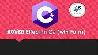 How to use Hover Effect in c# || windows form application || 2018