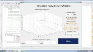Rotación y traslación de funciones con Matlab