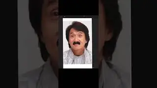I put mustaches and a beard for Jackie Chan . What will it look like?