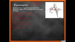 5. Example   Force Vector in 3D Force System   2 angles