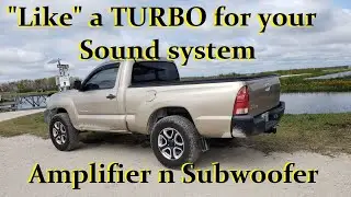 ALPINE Amplifier and Subwoofer install, like a TURBO for your sound system 😀🎶🎵🎶