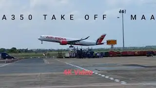 Take off from CHENNAI airport [4K30Fps]. @AirIndiaOfficialAI #chennaiinternationalairport